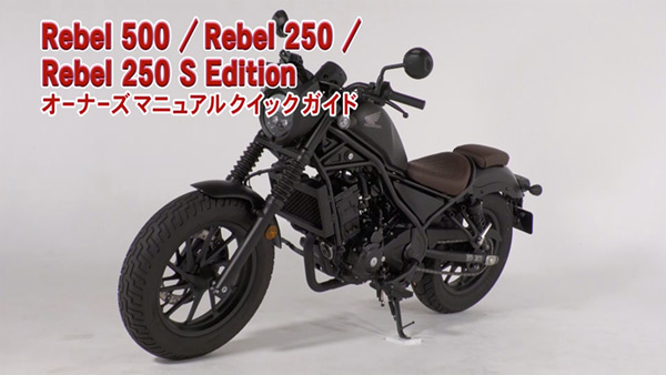 Rebel 500/Rebel 250/Rebel 250 S Edition